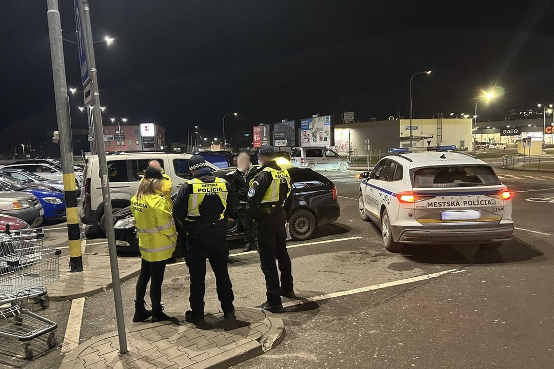 FOTO: Kontrola taxislužieb v Kežmarku, foto 2