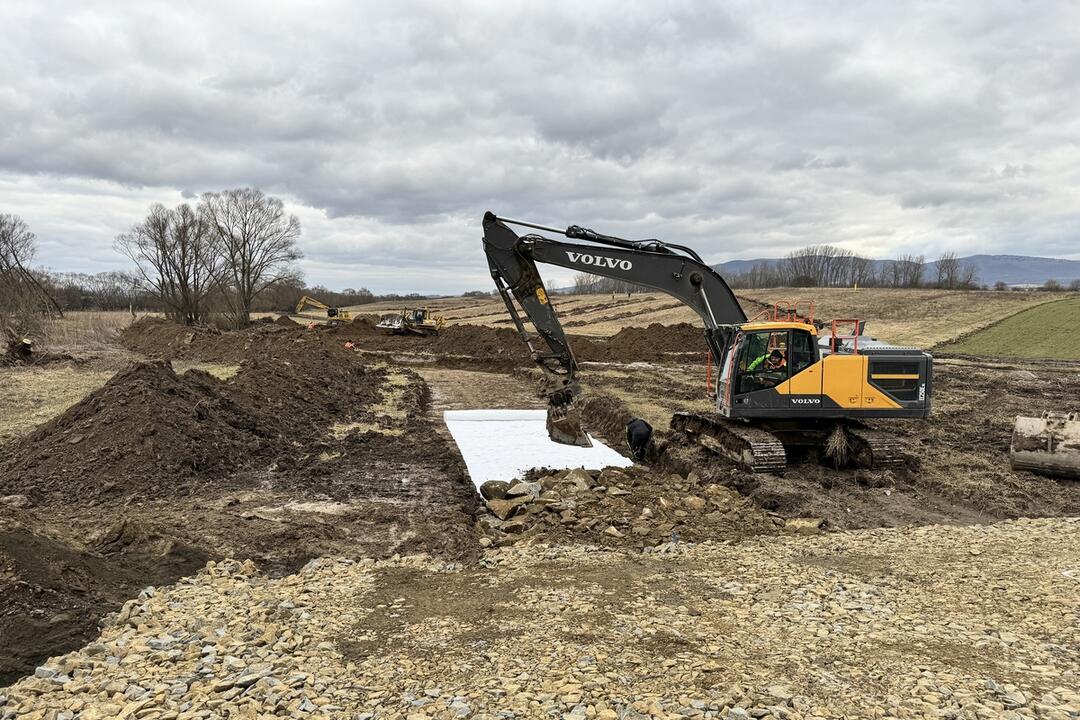 FOTO: Výstavba druhej etapy prešovského severného obchvatu R4, foto 9
