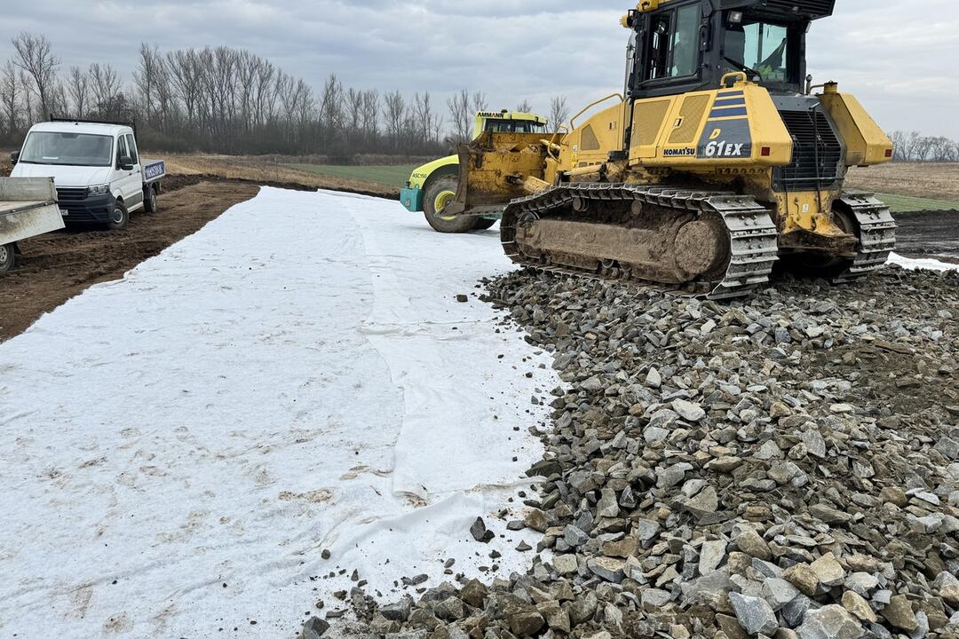 FOTO: Výstavba druhej etapy prešovského severného obchvatu R4, foto 10