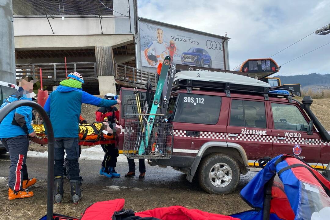 FOTO:  Na Štarte skolaboval skialpinista, foto 1