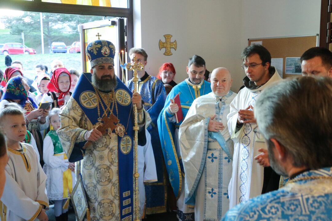 FOTO: Liturgiu v levočskom chráme slávil na sviatok Zvestovania presvätej Bohorodičke vladyka Jonáš Maxim, foto 2
