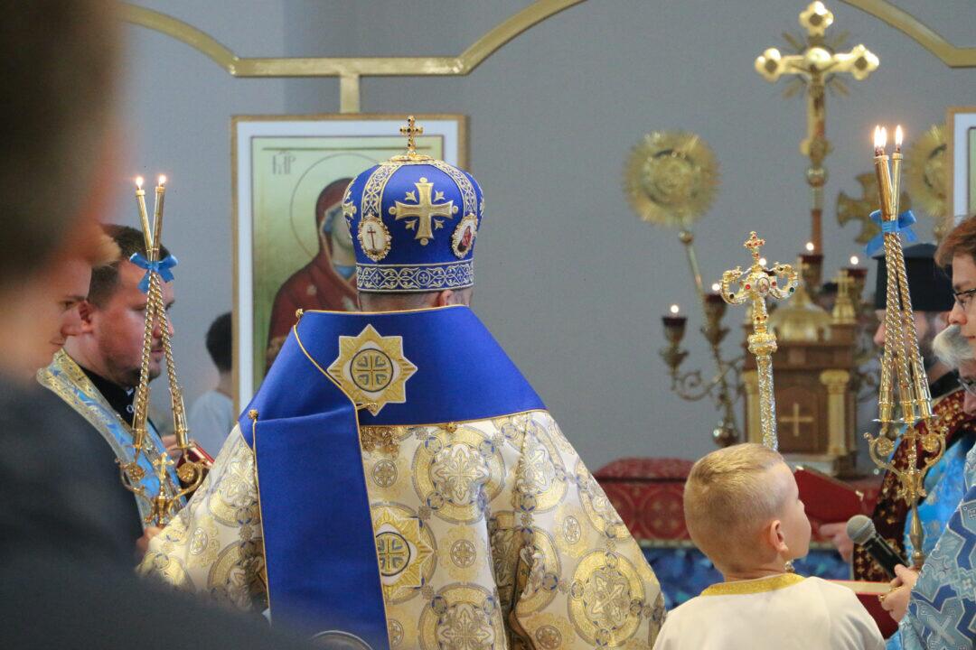 FOTO: Liturgiu v levočskom chráme slávil na sviatok Zvestovania presvätej Bohorodičke vladyka Jonáš Maxim, foto 3