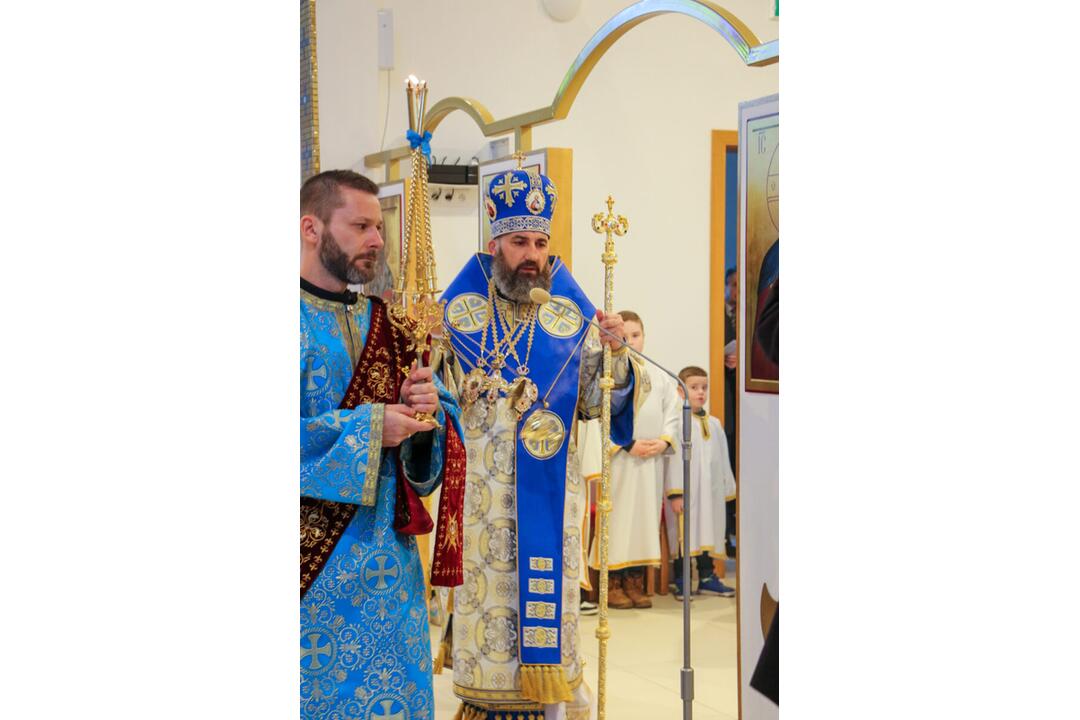 FOTO: Liturgiu v levočskom chráme slávil na sviatok Zvestovania presvätej Bohorodičke vladyka Jonáš Maxim, foto 8