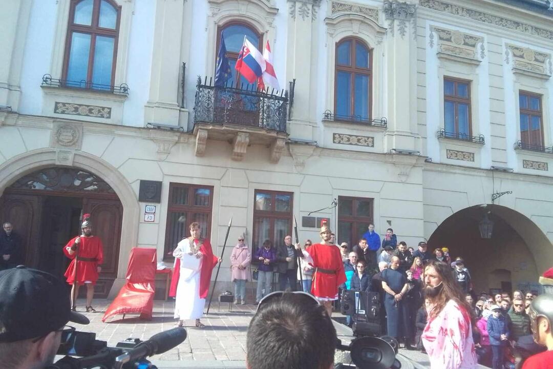 FOTO: Živá krížová cesta v Prešove, foto 1