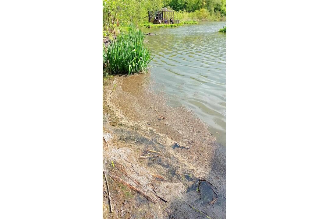 FOTO: Neporiadok vo vodnej nádrži Sigord, foto 15