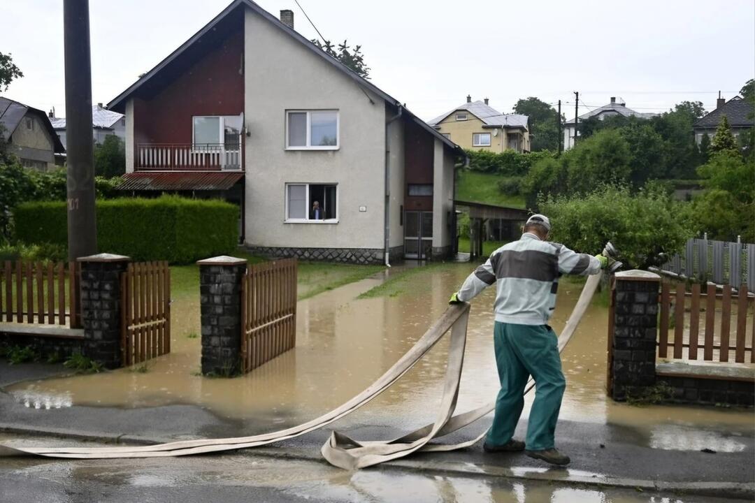 FOTO: Vranov nad Topľou zaplavila po prívalových dažďoch voda, foto 2