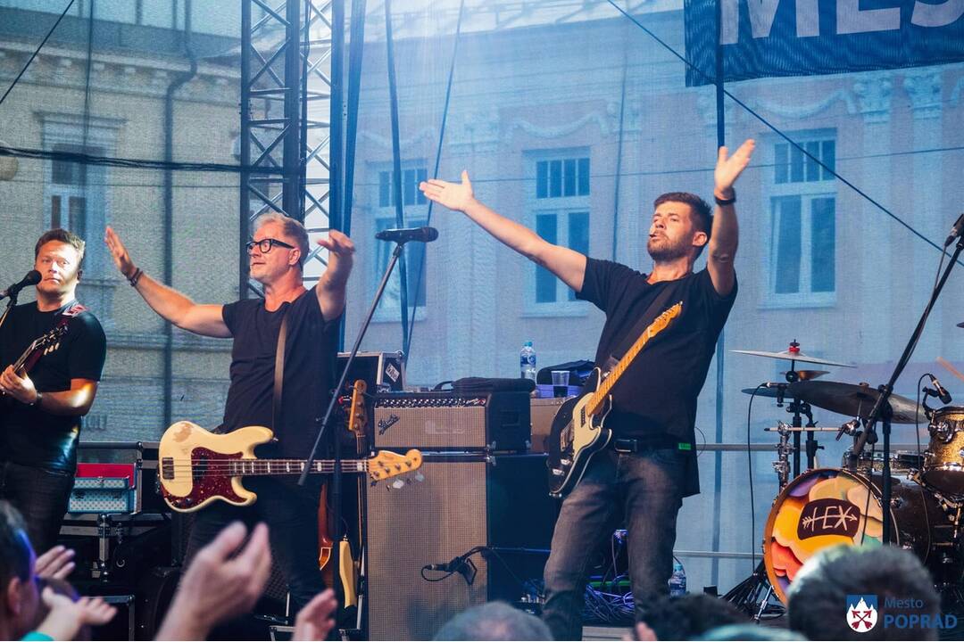 FOTO: Popradské kultúrne leto so skupinou HEX, foto 1