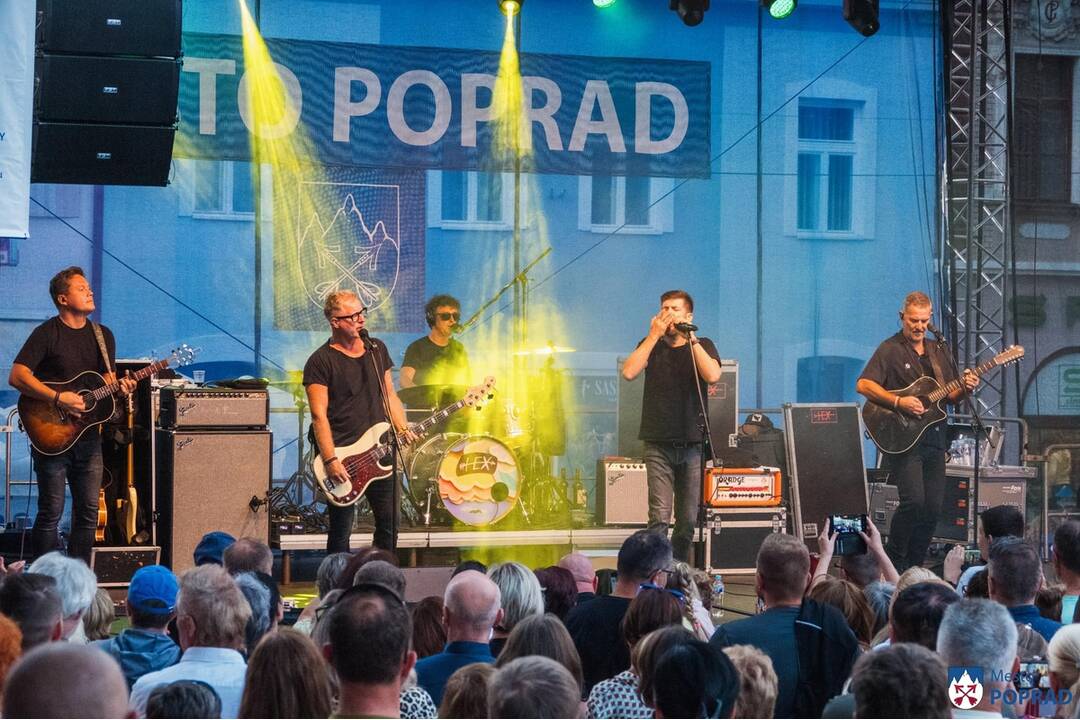 FOTO: Popradské kultúrne leto so skupinou HEX, foto 2