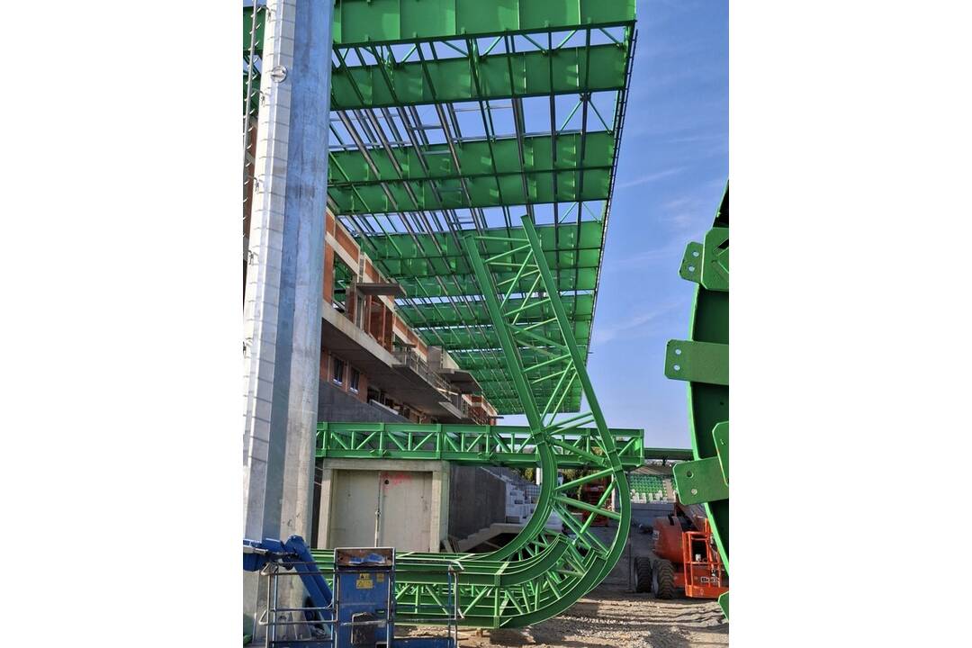 FOTO: Výstavba Futbal Tatran Arény – september 2024, foto 2