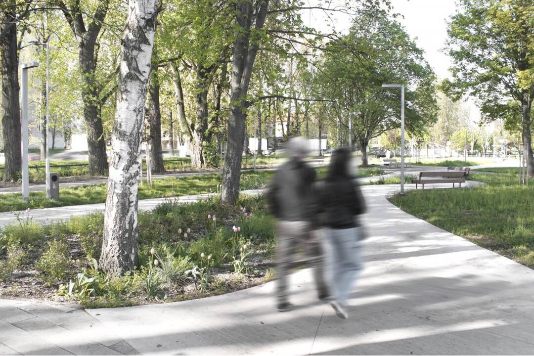 FOTO: Park na nábreží v Poprade, foto 1
