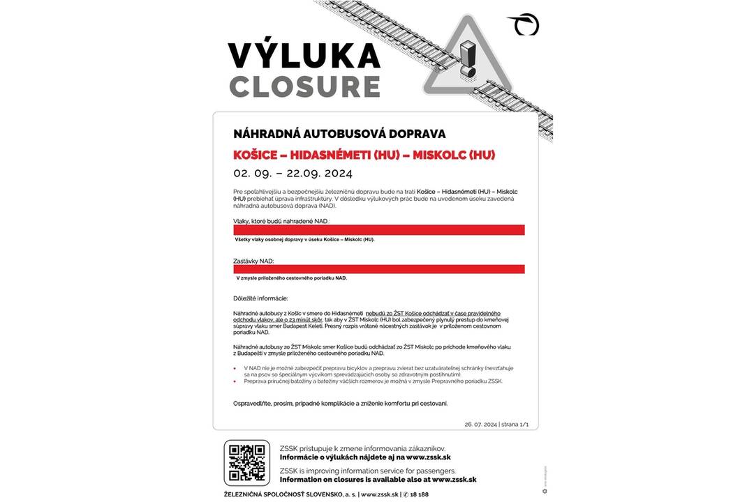 FOTO: Výluky vlakov na východe, pripravte sa na obmedzenia, foto 15