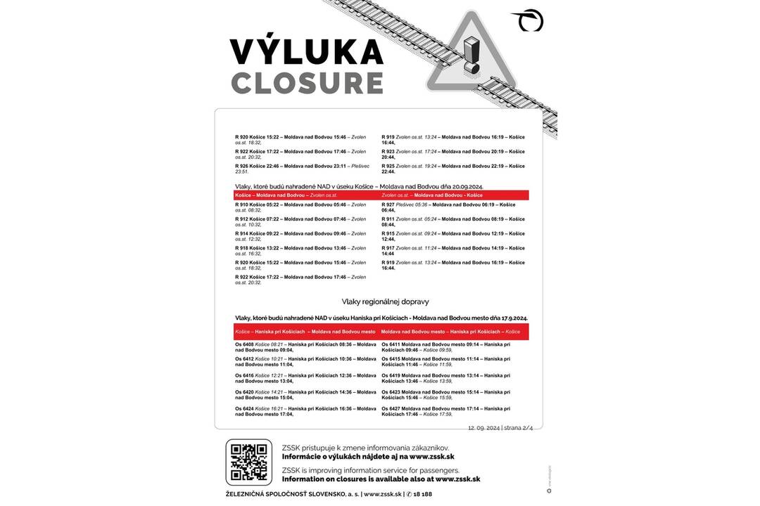 FOTO: Výluky vlakov na východe, pripravte sa na obmedzenia, foto 7