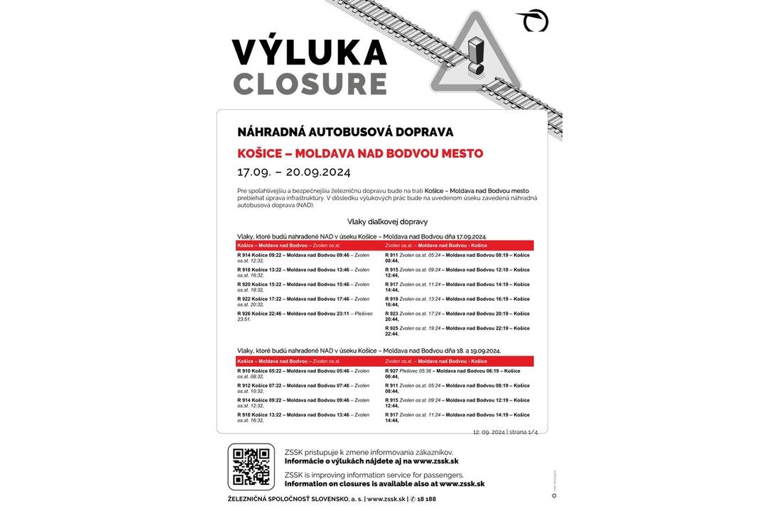 FOTO: Výluky vlakov na východe, pripravte sa na obmedzenia, foto 6