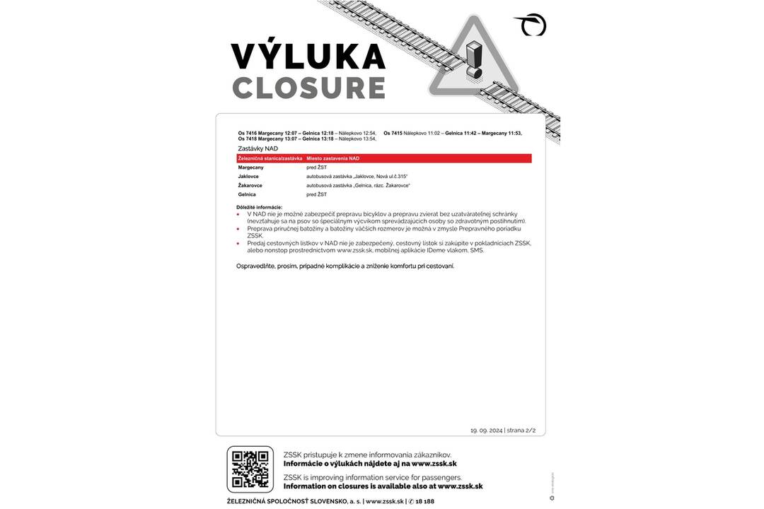 FOTO: Výluky vlakov na východe Slovenska, foto 9