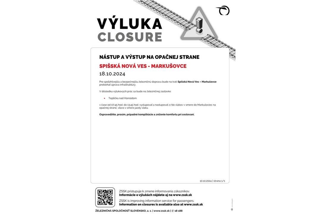 FOTO: Na východe Slovenska opäť avizujú výluky vlakov, foto 12