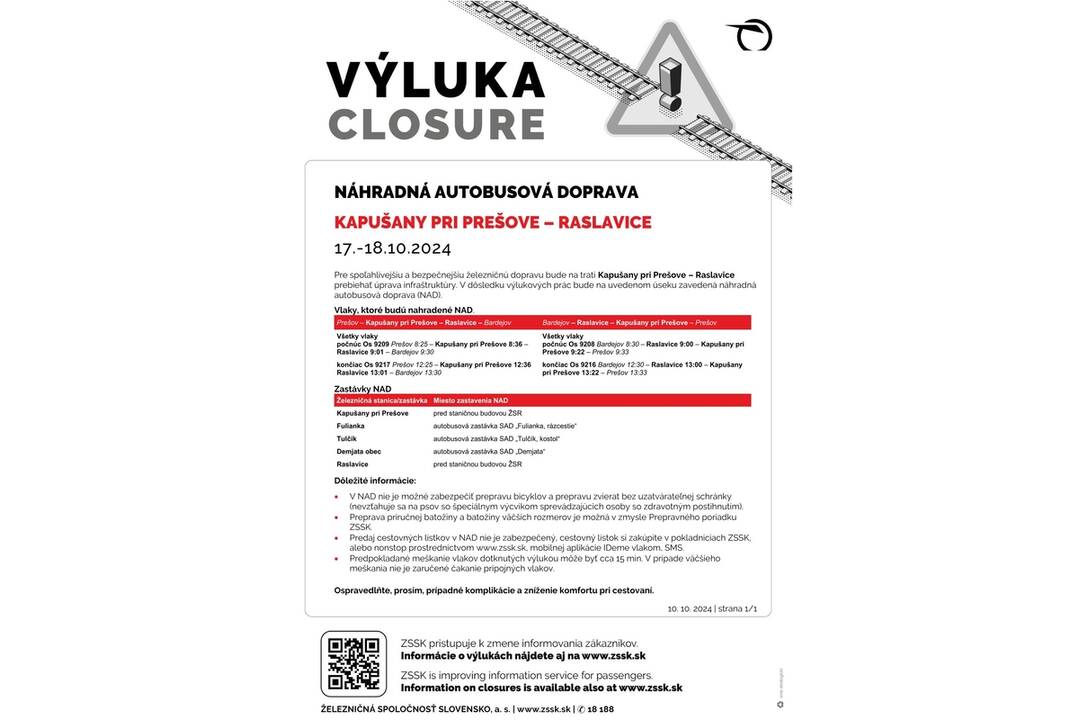 FOTO: Na východe Slovenska opäť avizujú výluky vlakov, foto 11