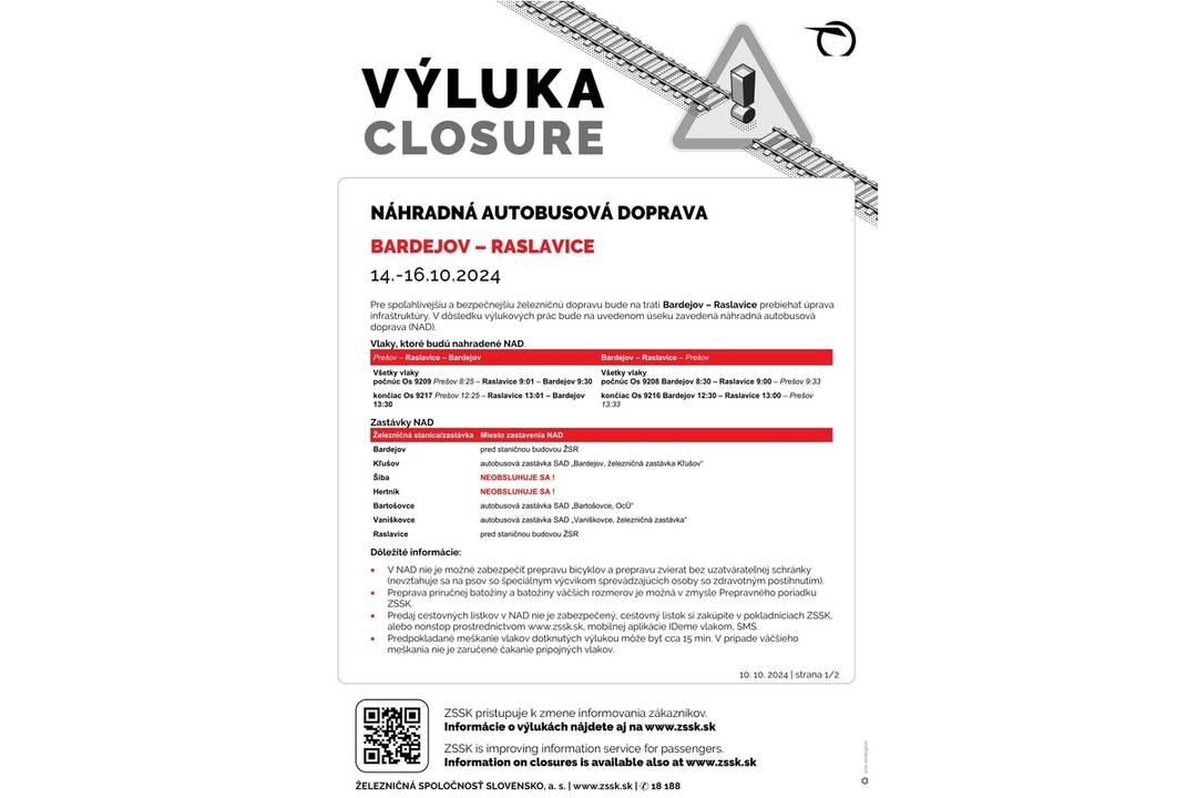 FOTO: Na východe Slovenska opäť avizujú výluky vlakov, foto 4