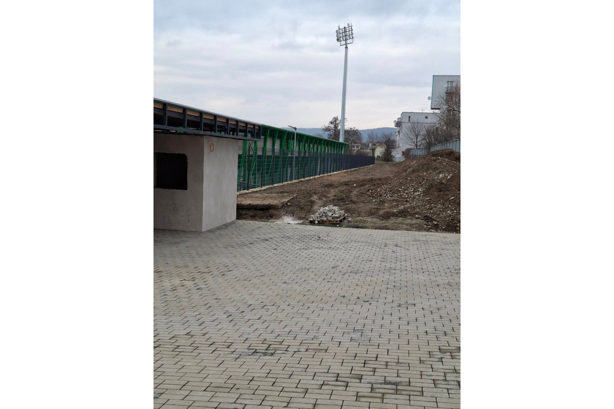 FOTO: Prešovská Futbal Tatran Aréna finišuje – termín dokončenia sa blíži, foto 6