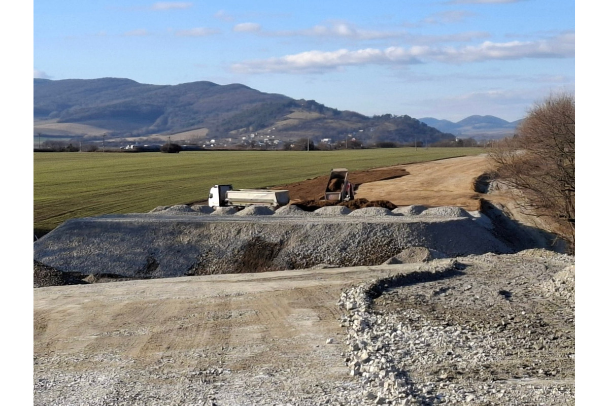 FOTO: Obchvat Sabinova v plnom prúde: Aktuálne fotografie zo stavby, foto 5