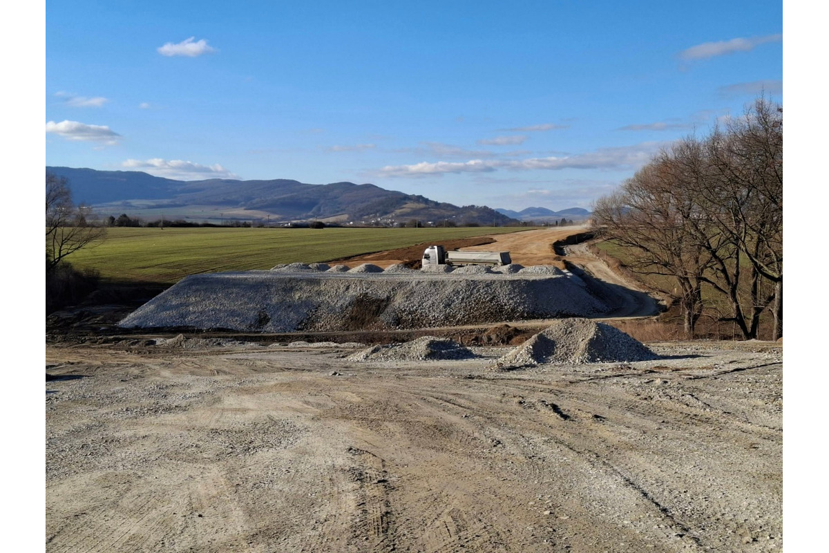 FOTO: Obchvat Sabinova v plnom prúde: Aktuálne fotografie zo stavby, foto 8
