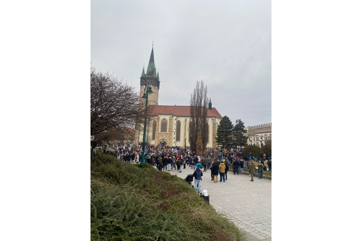 FOTO: V Prešove sa konal protest, foto 1
