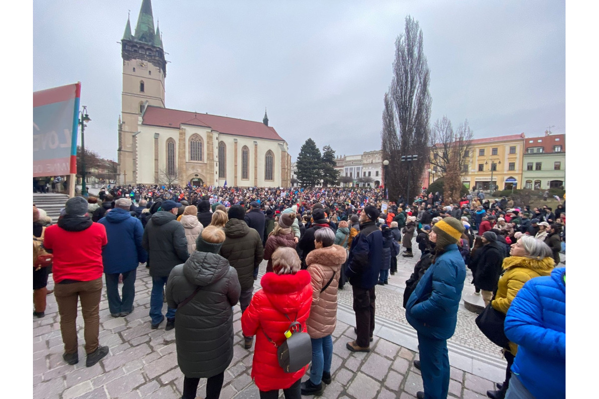 FOTO: V Prešove sa konal protest, foto 3