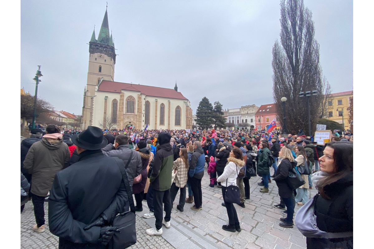 FOTO: V Prešove sa konal protest, foto 4