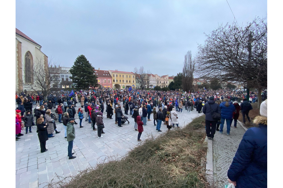 FOTO: V Prešove sa konal protest, foto 6