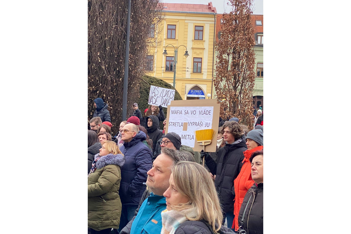 FOTO: V Prešove sa konal protest, foto 7