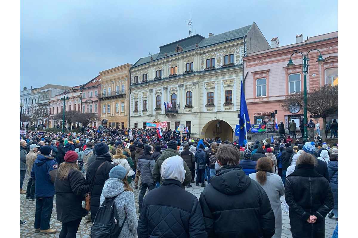 FOTO: V Prešove sa konal protest, foto 8