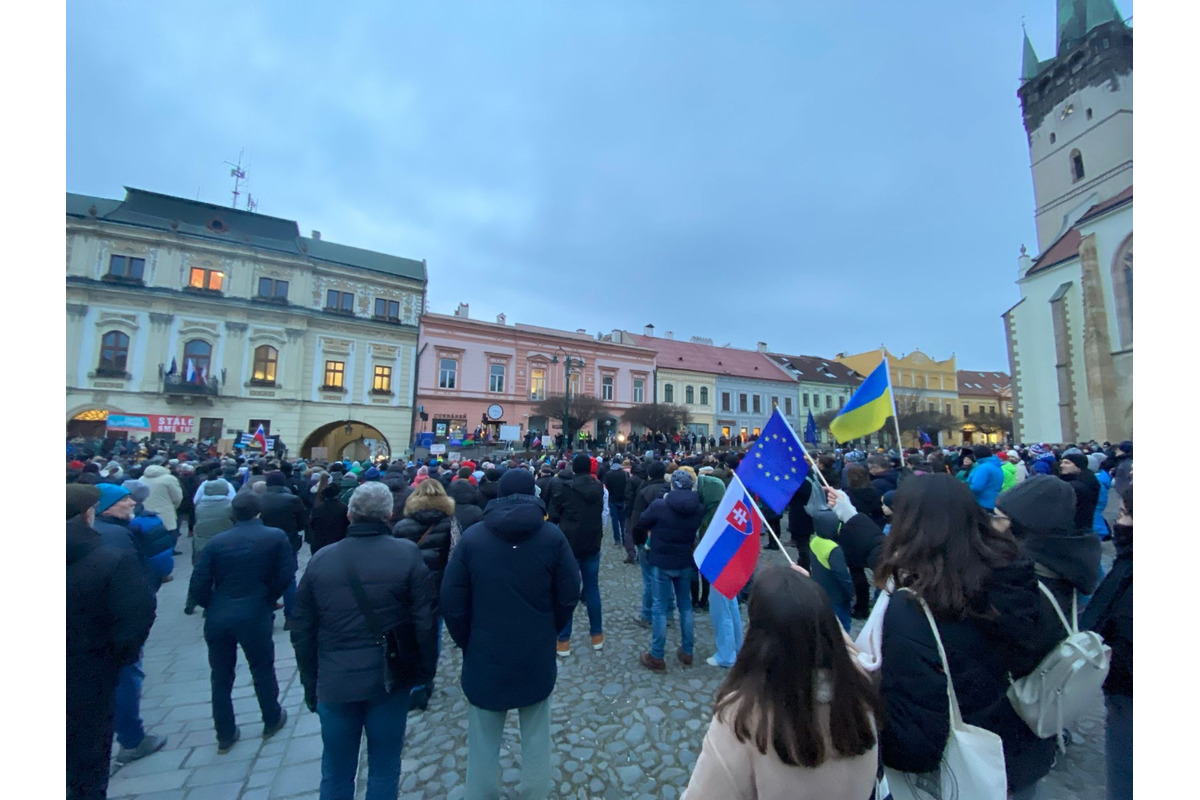 FOTO: V Prešove sa konal protest, foto 9