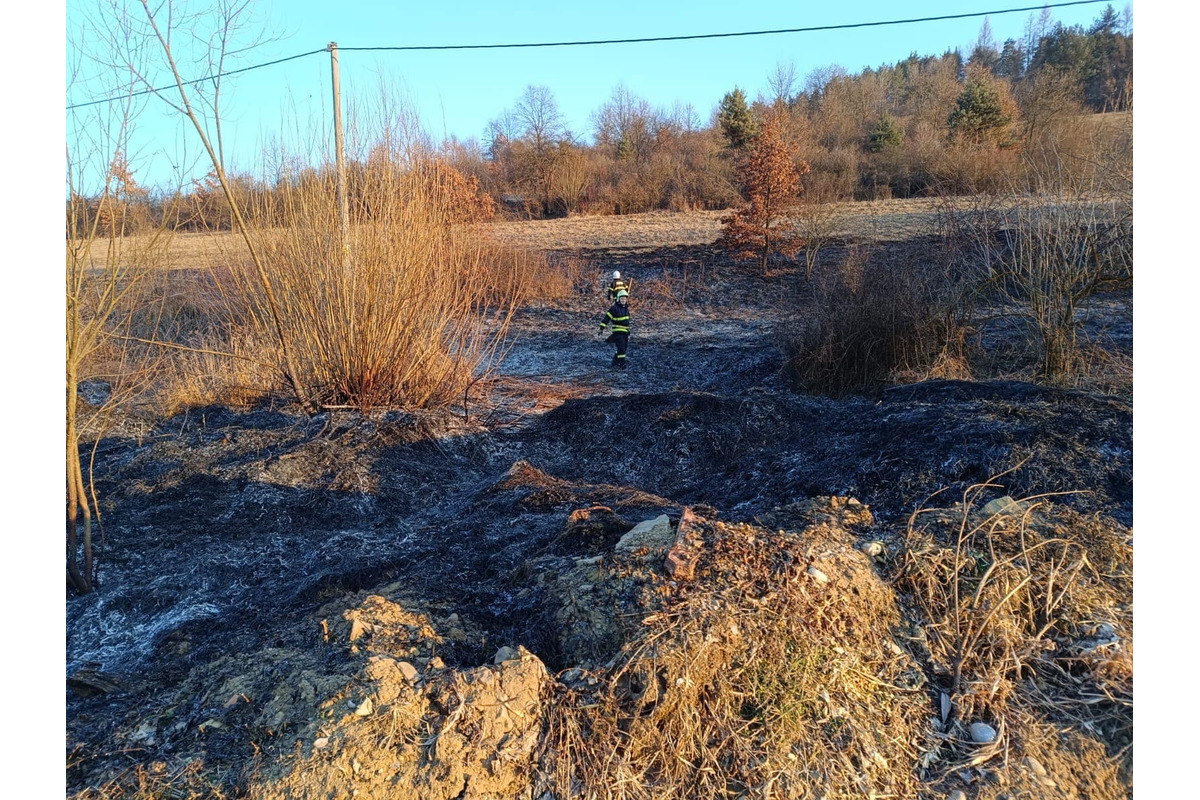FOTO: Pri Prešove došlo k rozsiahlemu požiaru, foto 2