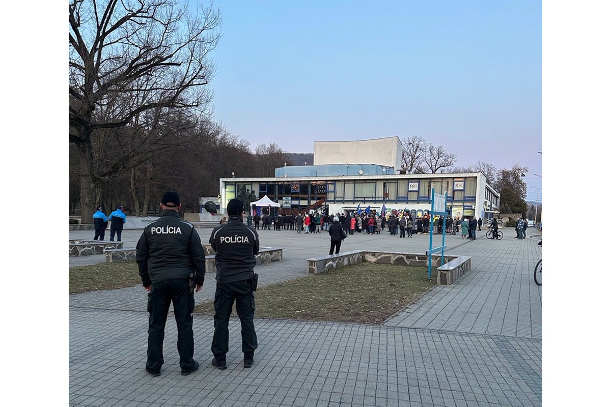 FOTO: V Prešovskom kraji prebehla ďalšia vlna protivládnych protestov. Takto to vyzeralo v Poprade, foto 11
