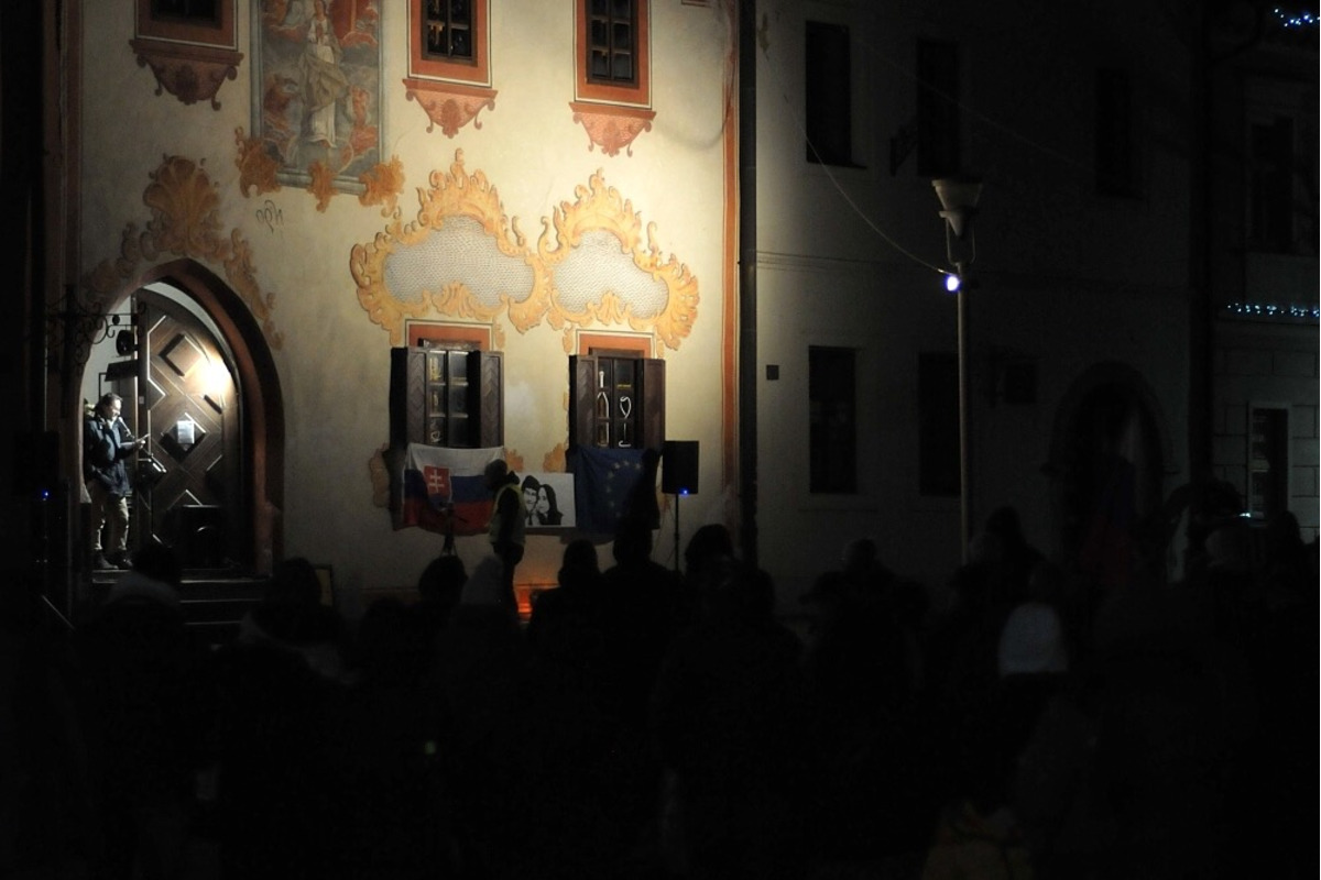 FOTO: V Prešovskom kraji prebehla ďalšia vlna protivládnych protestov. Takto to vyzeralo v Poprade, foto 20