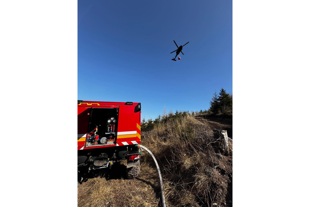 FOTO: Následky lesného požiaru v katastri obce Spišská Teplica, foto 7