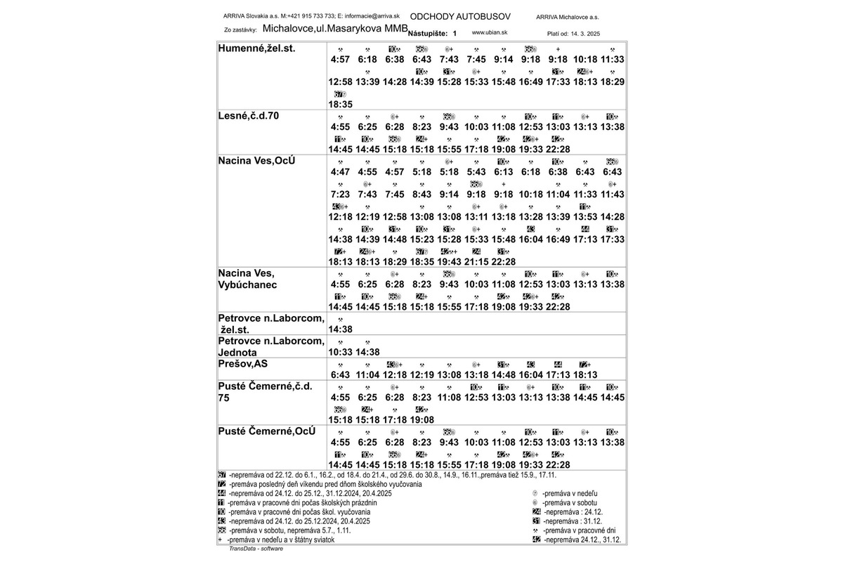 FOTO: Cestovné poriadky autobusov na Zemplíne počas uzávierky železničného priecestia, foto 3