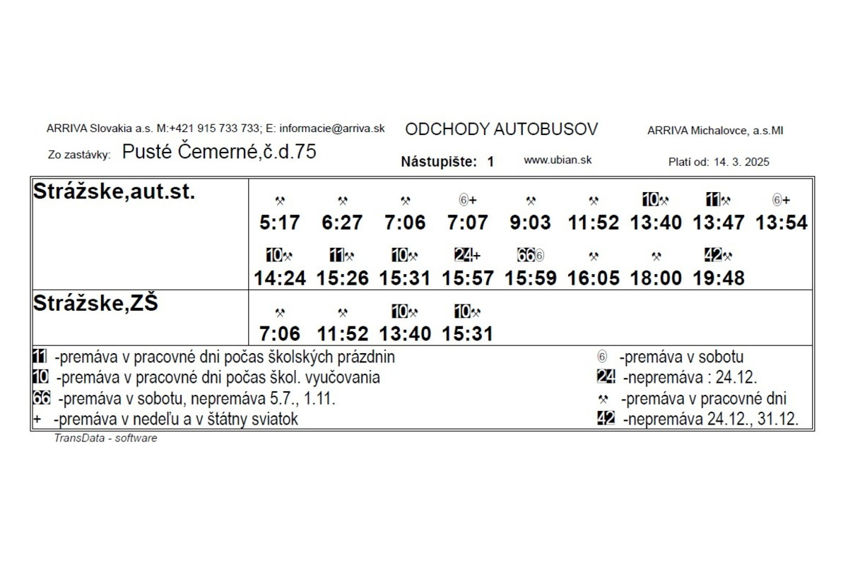 FOTO: Cestovné poriadky autobusov na Zemplíne počas uzávierky železničného priecestia, foto 5