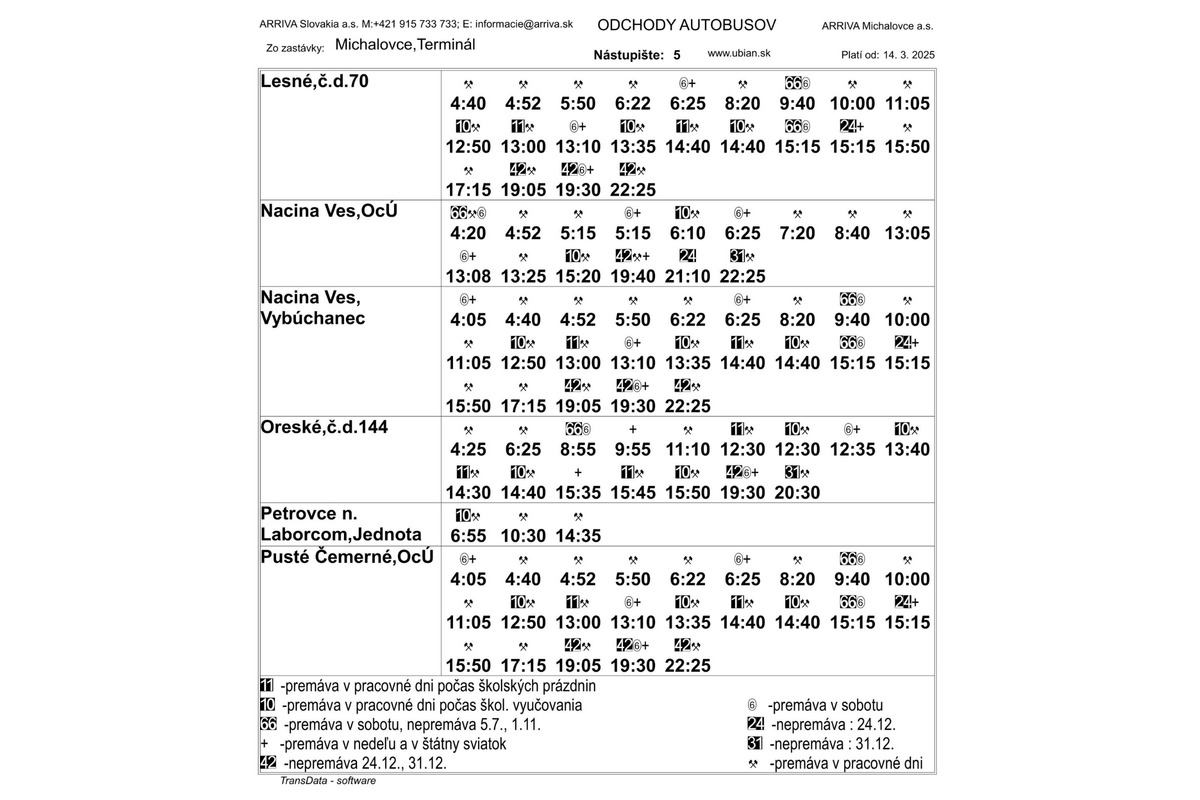 FOTO: Cestovné poriadky autobusov na Zemplíne počas uzávierky železničného priecestia, foto 7