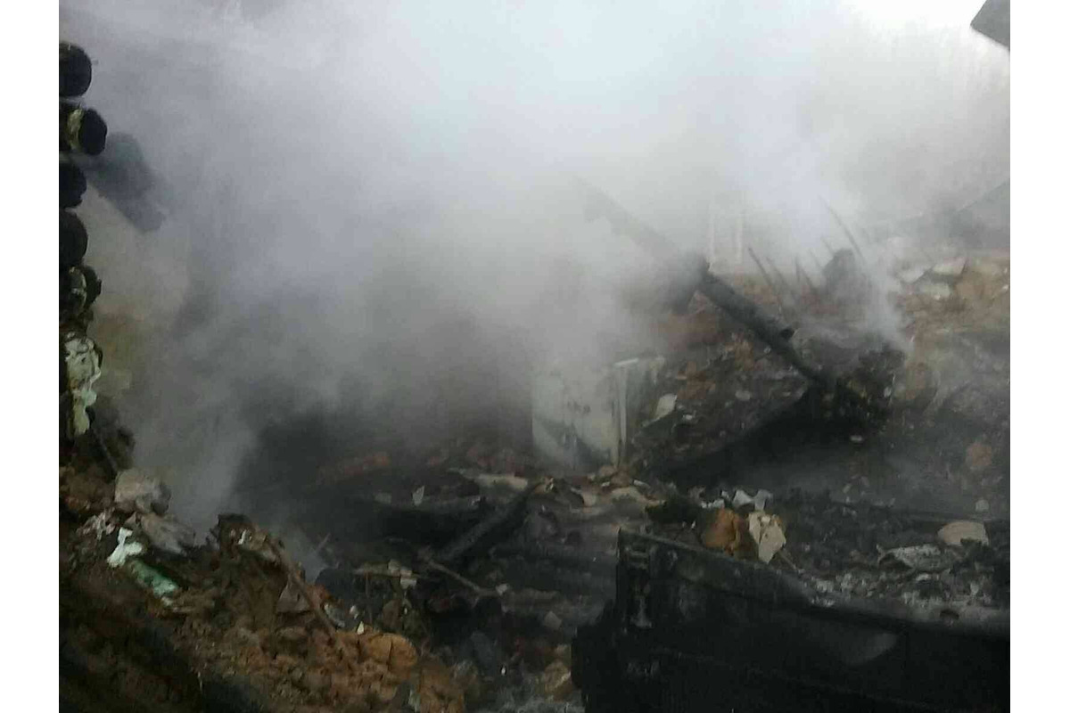 FOTO: Požiar chatrče v Nižnom Tvarožci, foto 5