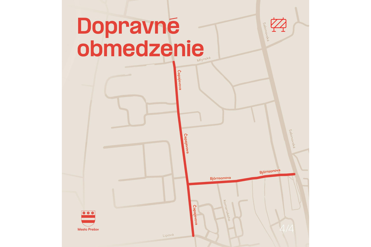 FOTO: V Prešove sa opravia ulice pri štadióne. Práce potrvajú do konca apríla, foto 1