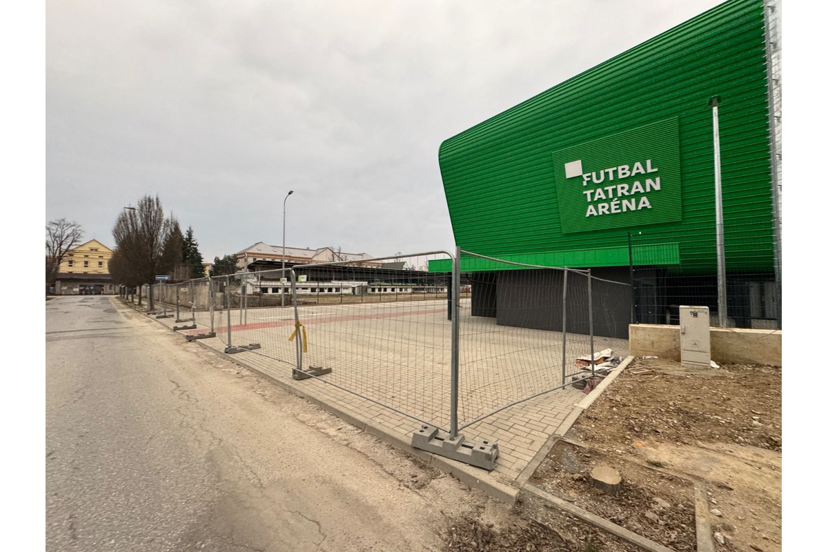 FOTO: Okolie Futbal Tatran Arény čaká rozsiahla rekonštrukcia, foto 9