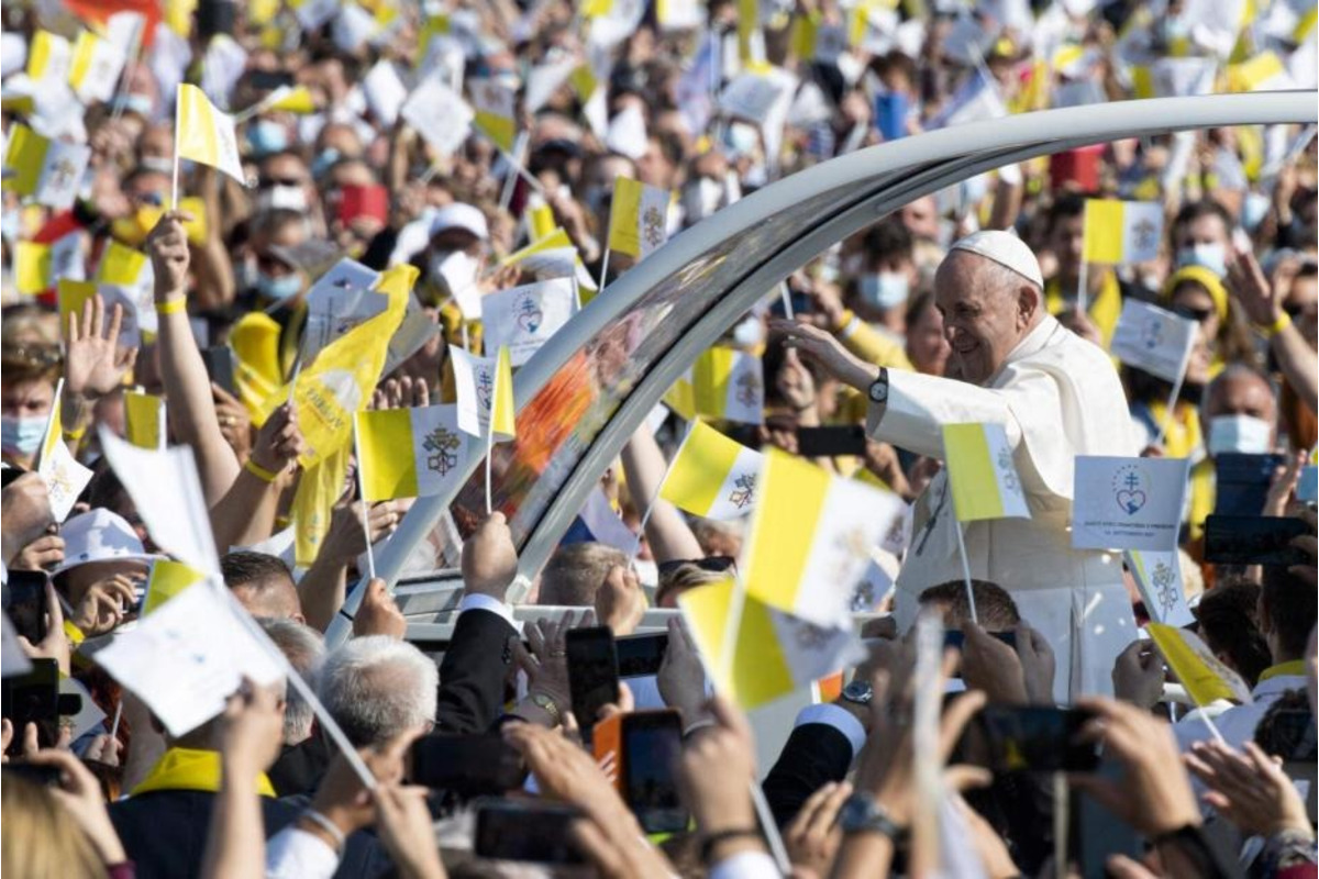 FOTO: Prešov spomína, pápež František tu slúžil liturgiu pred 4 rokmi, foto 2