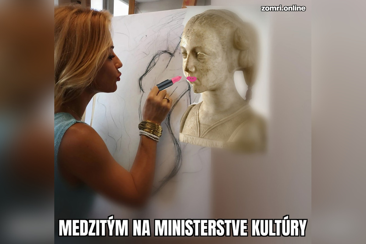 FOTO: Internet sa baví na Machalovom „únose“ busty. Čo vtipkári pripravili?, foto 2