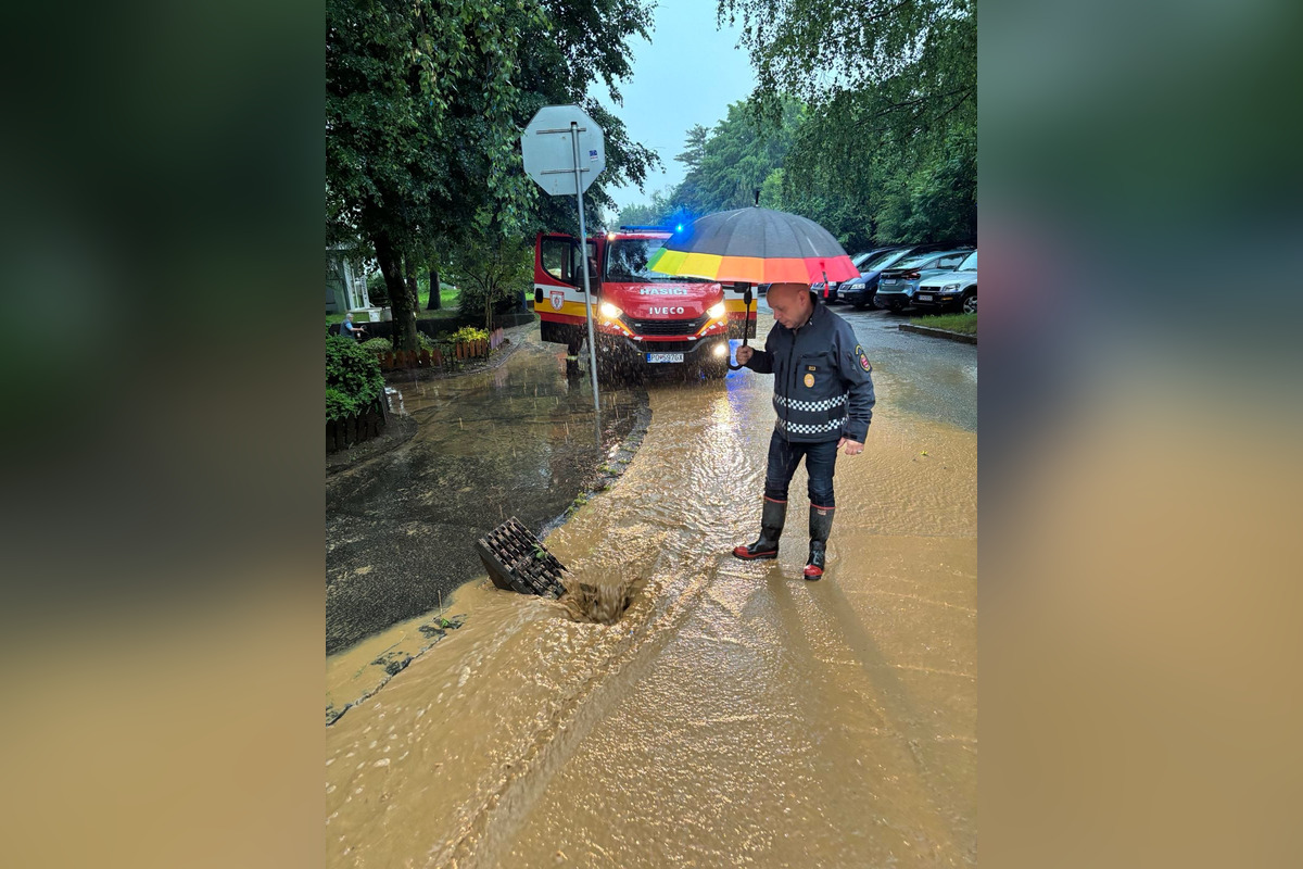 FOTO: V okrese Prešov zaplavili výdatné zrážky ulice, foto 6
