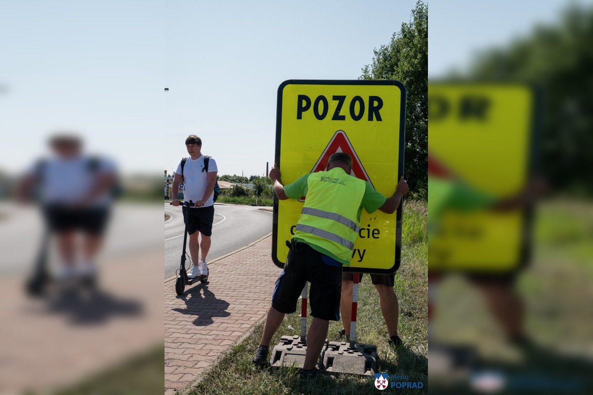 FOTO: Mesto Poprad zmenilo organizáciu dopravy na Kukučínovej ulici, foto 4