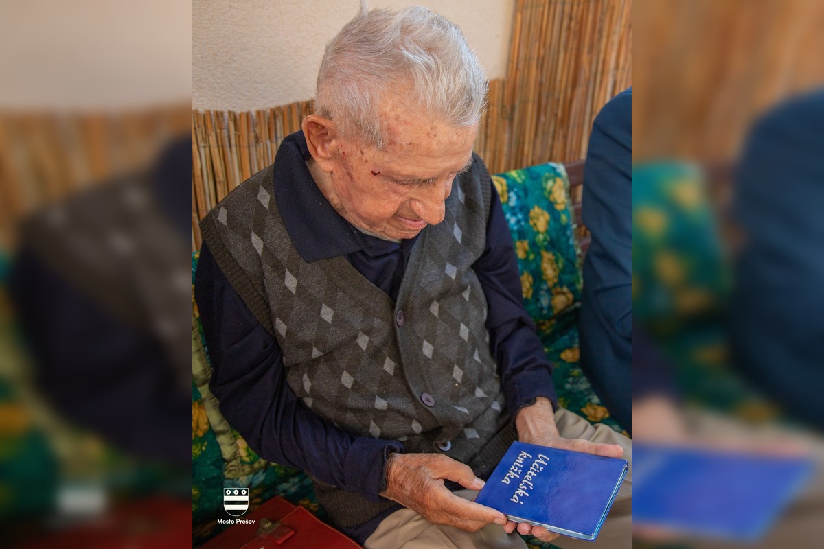FOTO: Obľúbený učiteľ Prešovčanov Ján Slávik oslávil 105. narodeniny, foto 3