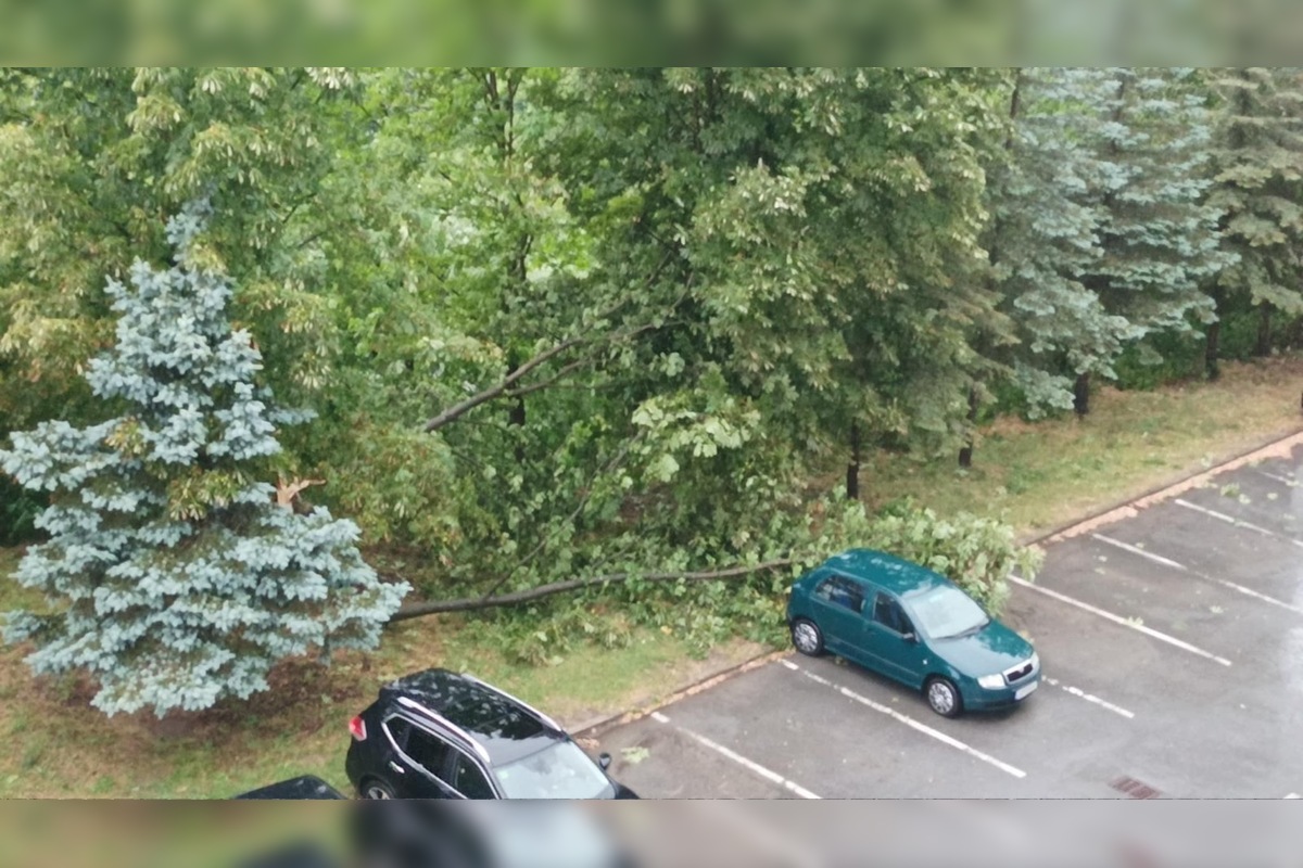 FOTO: Supercela udrela aj v Prešove. Obyvatelia hlásia popadané strechy, foto 10