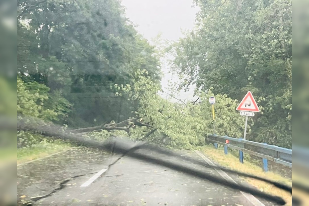 FOTO: Supercela udrela aj v Prešove. Obyvatelia hlásia popadané strechy, foto 23