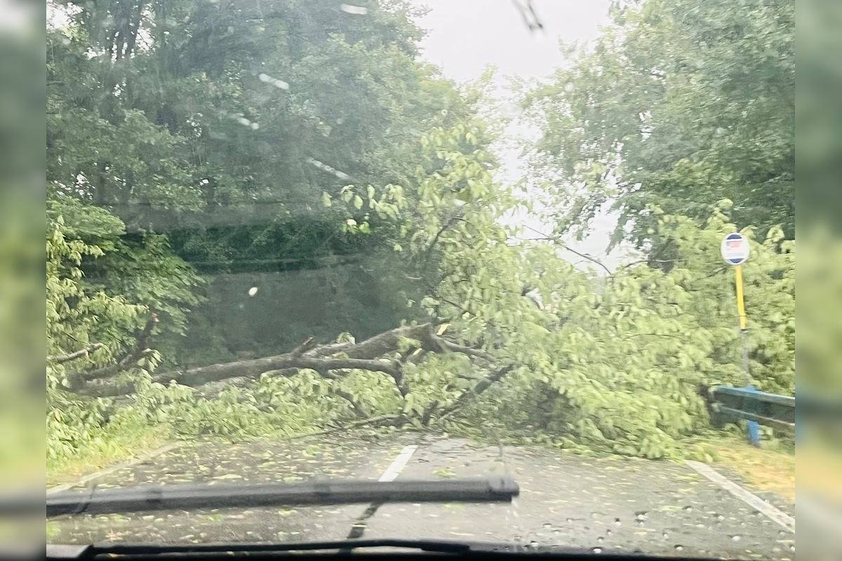 FOTO: Supercela udrela aj v Prešove. Obyvatelia hlásia popadané strechy, foto 24