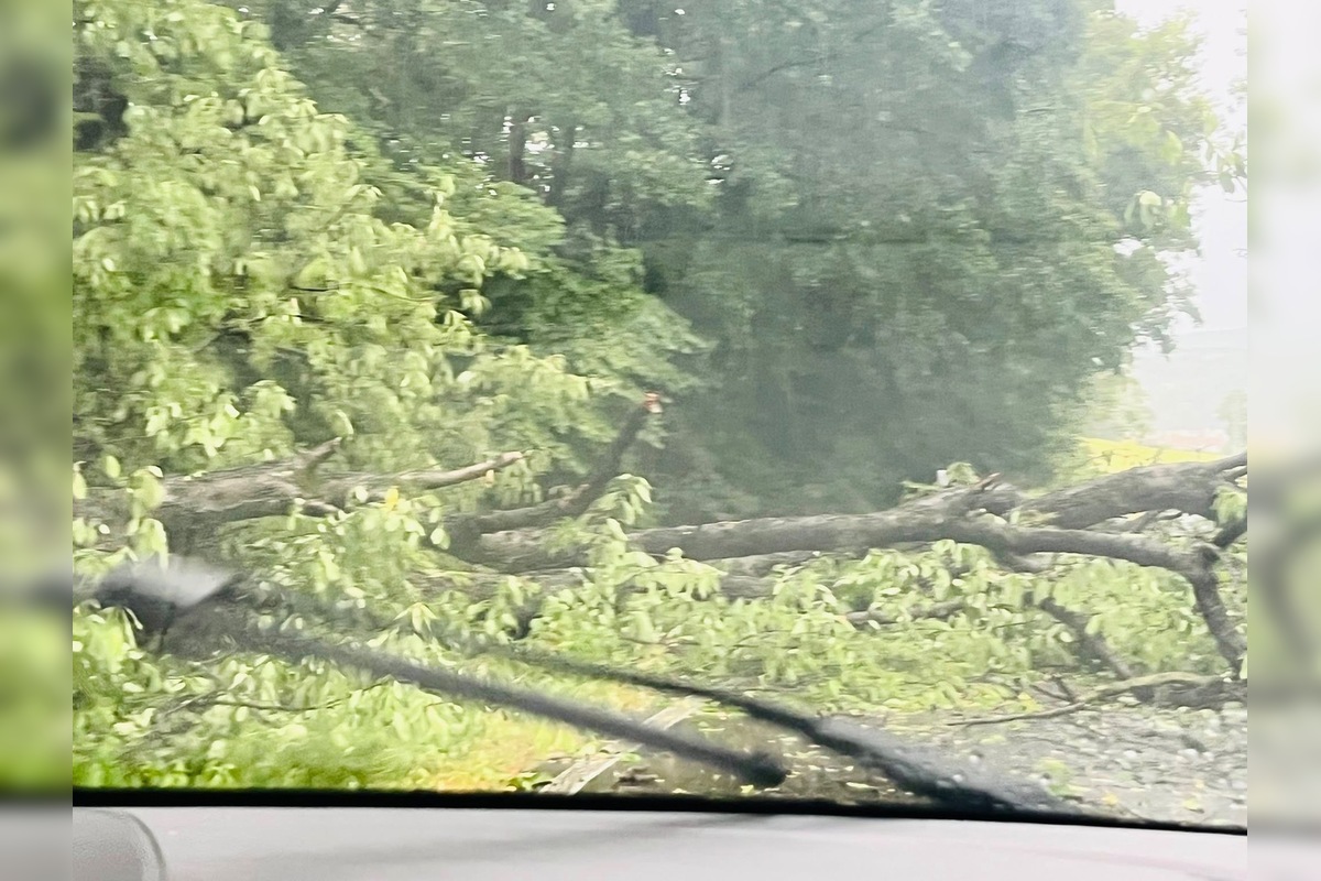 FOTO: Supercela udrela aj v Prešove. Obyvatelia hlásia popadané strechy, foto 26